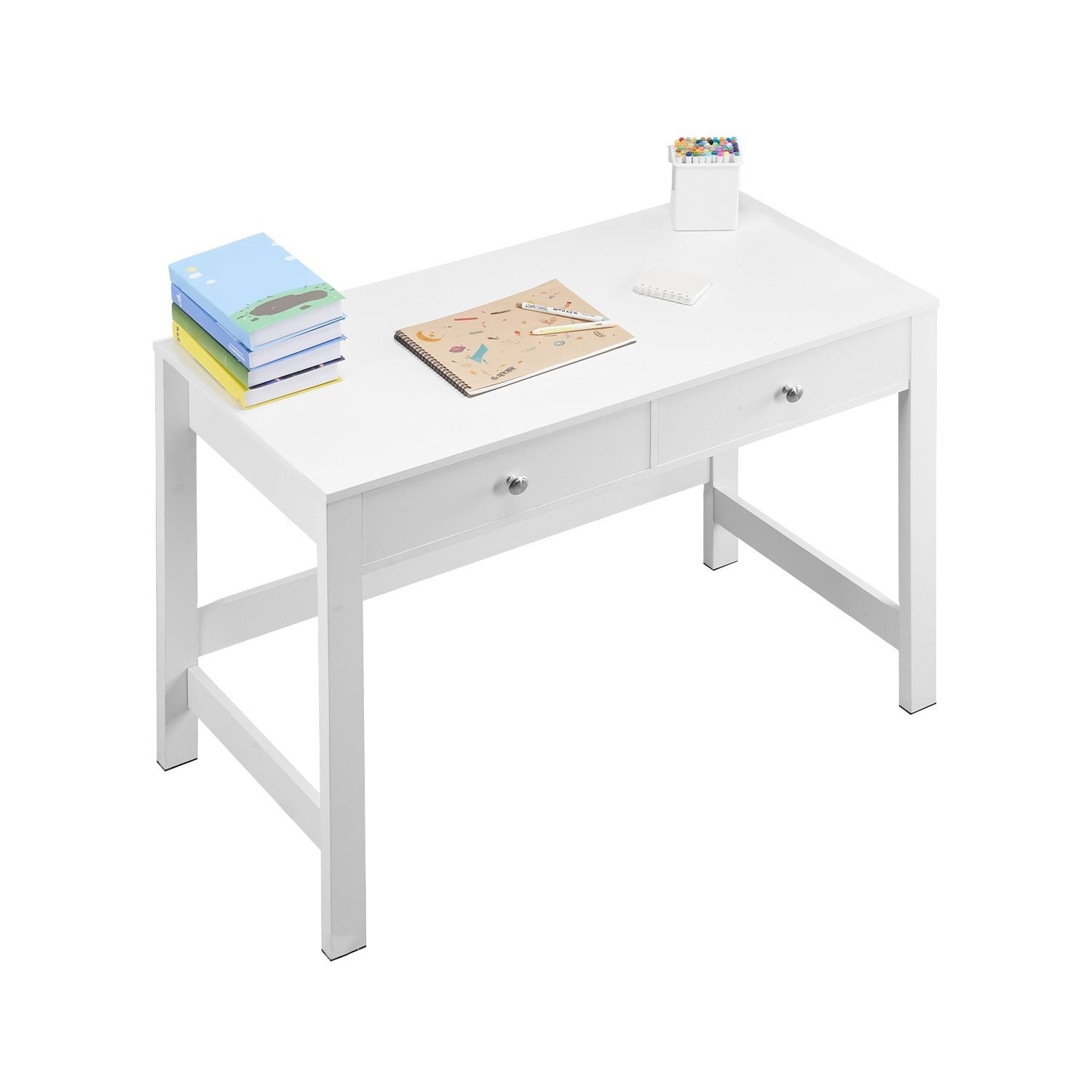 inch with Drawer Kids Desk for Bedroom Simple Study Table Light Wood
