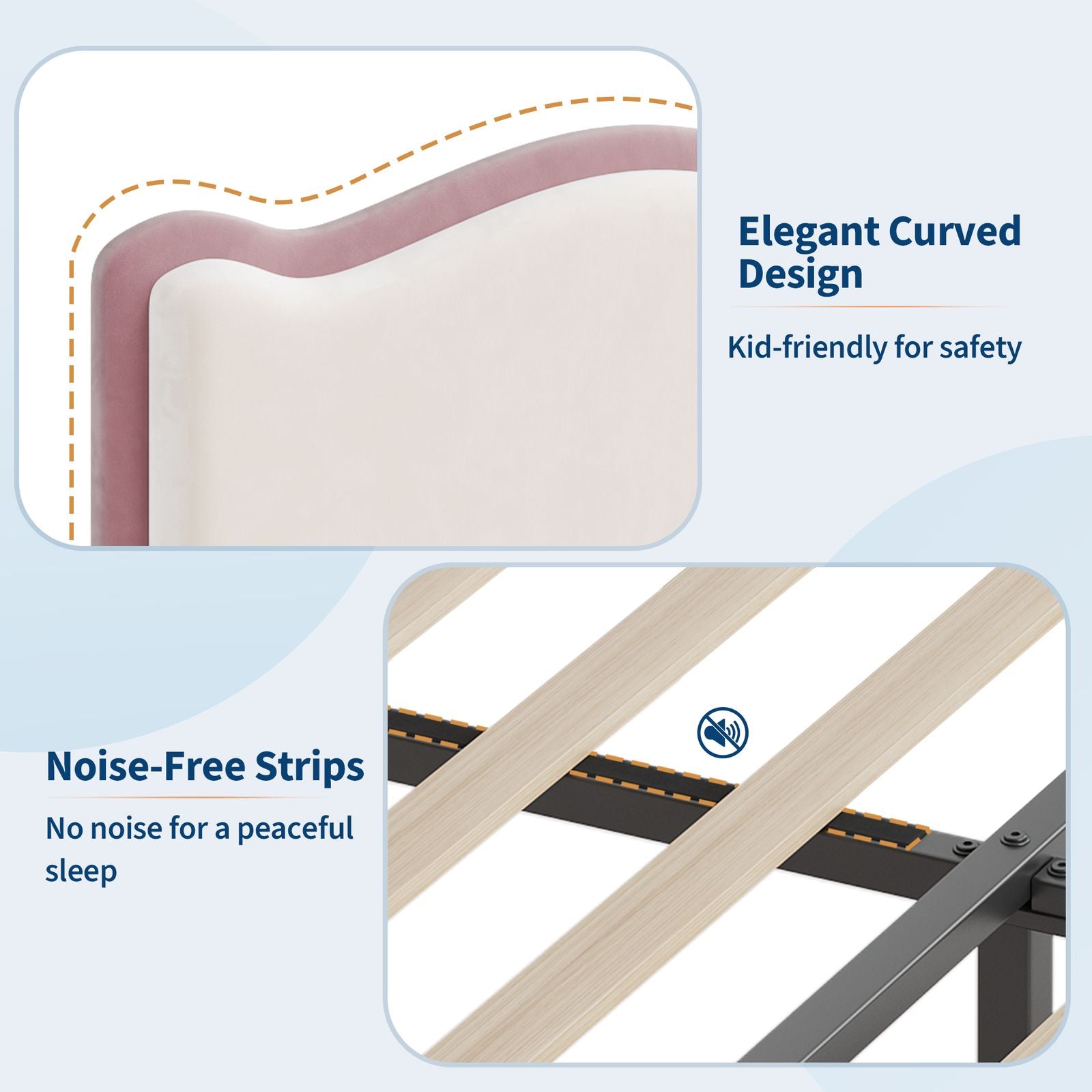 1 Box Plywood + Board Board + Flannel + Sponge Color Matching Flannel Children's Bed